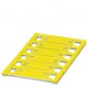 UCT-WMTB (29X8) YE 0803322 PHOENIX CONTACT Repères pour câble, Planche, jaune, vierge, repérable avec : THER..