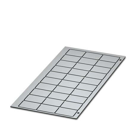 GPE 27X18 SR/R 0806893 PHOENIX CONTACT Material de grabado, Estera, plateado, sin rotular, rotulable con: P1..