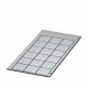 GPE 27X27 SR/R 0806903 PHOENIX CONTACT Material de grabado, Estera, plateado, sin rotular, rotulable con: P1..