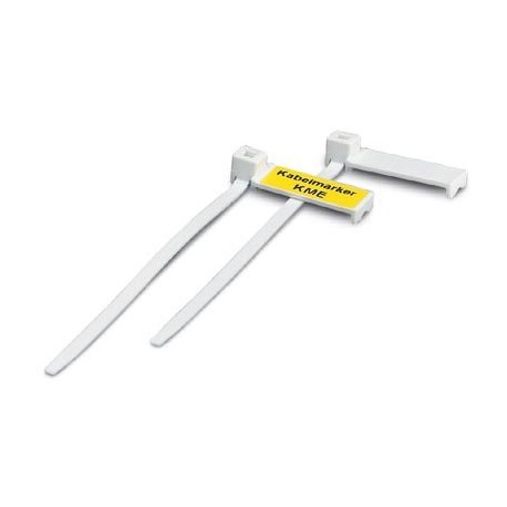 KME 0807083 PHOENIX CONTACT Soporte para marcador de cables, blanco, sin rotular, clase de montaje: Montaje ..