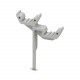 STP 4-2 0810575 PHOENIX CONTACT Soporte para señalización, Insertable en las bornas de conexión por resorte ..