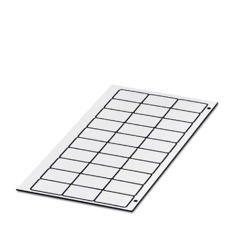 GPE 27X18 WH/R 0815208 PHOENIX CONTACT Material de grabado, Estera, blanco, sin rotular, rotulable con: PLOT..