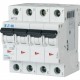 FAZ6-B4/4 177427 EATON ELECTRIC Miniature circuit breaker (MCB), 4A, 4 p, type B characteristic, 6 kA