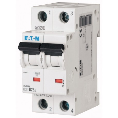 CLS6-C40/2-DE 247685 EATON ELECTRIC Miniature circuit breaker (MCB), 40A, 2 p, type C characteristic