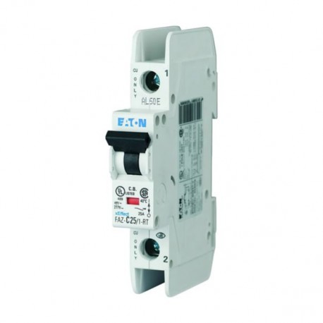 FAZ-B20/1-RT 132744 EATON ELECTRIC Miniature circuit breaker (MCB), 20A, 1p, B-Char, AC