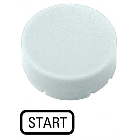 M22-XDH-W-GB1 218242 M22-XDH-W-GB1Q EATON ELECTRIC M22-XDH-W-GB1Q Button plate, raised white, START