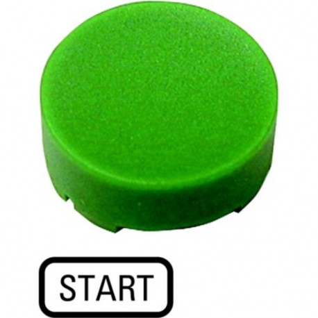M22-XDH-G-GB1 218241 M22-XDH-G-GB1Q EATON ELECTRIC M22-XDH-G-GB1Q placa botão, verde levantada, INICIAR
