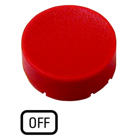 M22-XDH-R-GB5 218247 M22-XDH-R-GB5Q EATON ELECTRIC M22-XDH-R-GB5Q Button plate, raised red, OFF