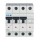 FAZ-D3/3N 278988 EATON ELECTRIC Miniature circuit breaker (MCB), 3A, 3pole+N, type D characteristic
