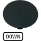 M22-XDP-S-GB4 218287 M22-XDP-S-GB4Q EATON ELECTRIC M22-XDP-S-GB4Q Button plate, mushroom black, DOWN