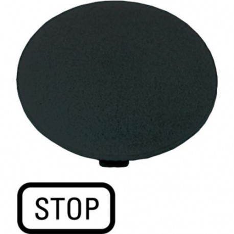 M22-XDP-S-GB0 218282 M22-XDP-S-GB0Q EATON ELECTRIC M22-XDP-S-GB0Q Button plate, mushroom black, STOP