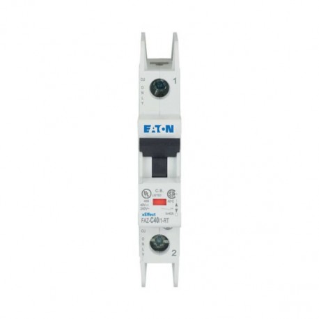 FAZ-C40/1-RT 102136 EATON ELECTRIC Miniature circuit breaker (MCB), 40A, 1p, C-Char, AC
