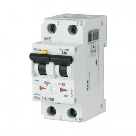 FRBMM-C20/2/03 170857 EATON ELECTRIC RCD/MCB combination switch, 20A, 300mA, miniature circuit-br. type C tr..