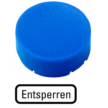 M22-XDH-B-D14 218234 M22-XDH-B-D14Q EATON ELECTRIC Botão placa M22-XDH-B-D14Q, azul levantada, LIBERTAÇÃO