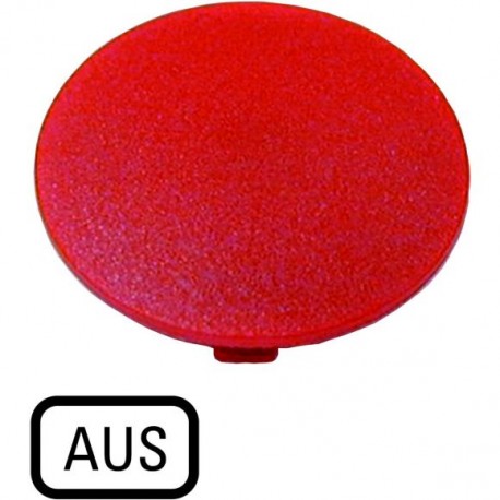 M22-XDP-R-D5 218275 M22-XDP-R-D5Q EATON ELECTRIC M22-XDP-R-D5Q Étiquette, bouton « coup de poing » rouge, AR..
