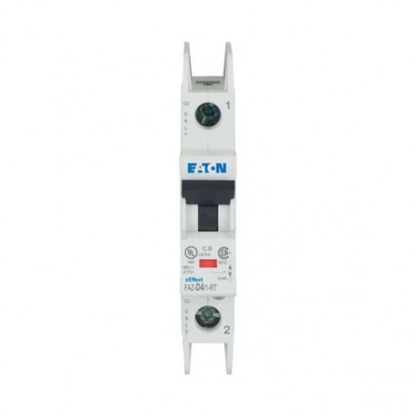 FAZ-D4/1-RT 102142 EATON ELECTRIC Leitungsschutzschalter, 4A, 1p, D-Char