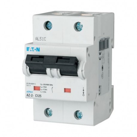 AZ-2-C125 211810 EATON ELECTRIC AZ-2-C125 Com o interruptor de alimentação, 125A, 1p, C-Char