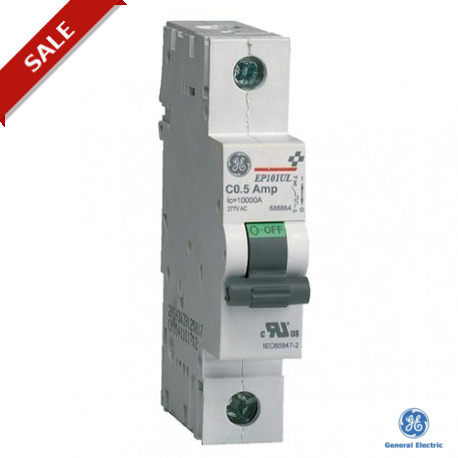 EP61ULD10 686739 GENERAL ELECTRIC Miniature circuit breaker EP61ULD10 Automat D 6kA UL