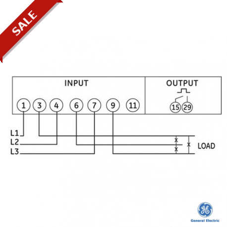 MT+D3N485x/54MMID 665261 GENERAL ELECTRIC Digital trifase kWh 4 Mod MT + D3N485 x / 54MMID