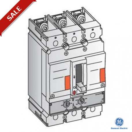 FEL436TG125JF 435947 GENERAL ELECTRIC FEL 160 Breaker Icu 150 kA/415VAC Ue 690VAC 4P 3trips 125A GTM