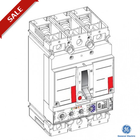 FEL47DA025JF 437419 GENERAL ELECTRIC FEL 160 Breaker Icu 150 kA/415VAC Ue 690VAC 4P 25A PremEon