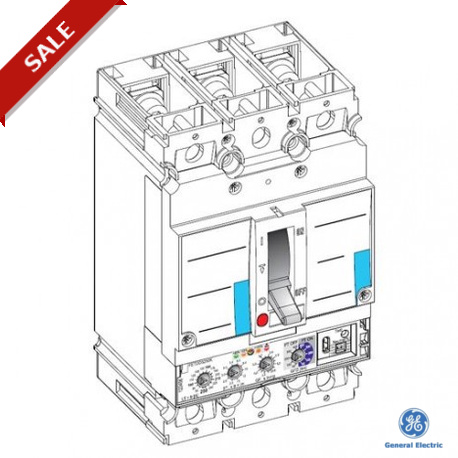 FEN47DA025JF 437416 GENERAL ELECTRIC FEN 160 Disjoncteur Icu 50 kA / 415VAC 690VAC Ue 4P 25A PremEon