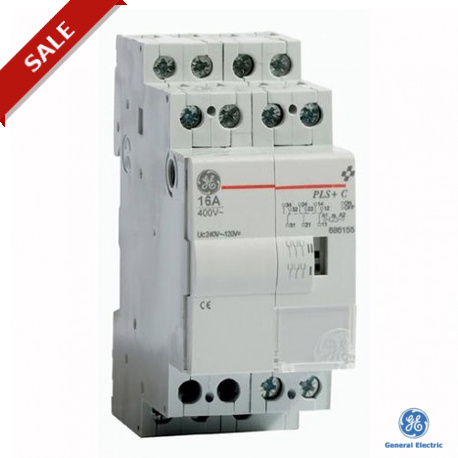 PLS+C 163048A 686153 GENERAL ELECTRIC PULSAR-S+ impulse switch + electronic central command 16A 3CO 48Vac