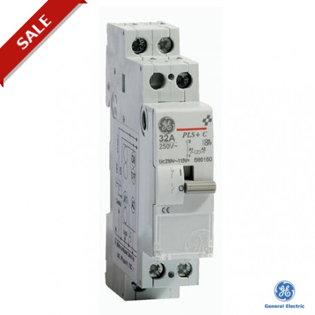 PLS+C 3210012A 686157 GENERAL ELECTRIC PULSAR-S+ impulse switch + electronic central command 32A 1NO 12Vac