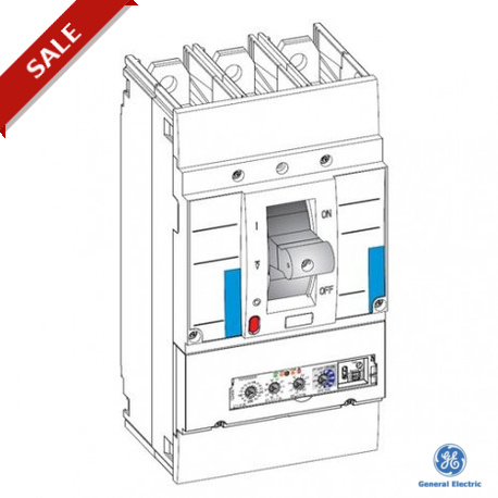 FGN47DD630NF 438516 GENERAL ELECTRIC FGN 630 Interruptor Icu 50 kA/415VAC Ue 690VAC 4P 630A PremEon GF