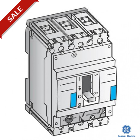 FDN46TD100GD 430755 GENERAL ELECTRIC FDN 160 Disjoncteur Icu 50 kA / 415VAC 690VAC Ue 4P 4trips 100A LTMD