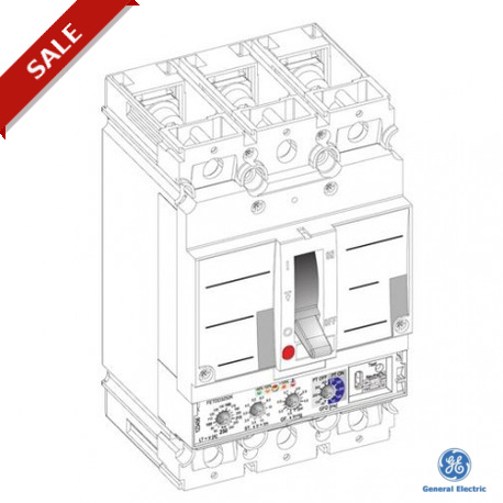 FEV47DD025JF 437432 GENERAL ELECTRIC FEV 160 Breaker Icu 36 kA/415VAC Ue 500VAC 4P 25A PremEon GF