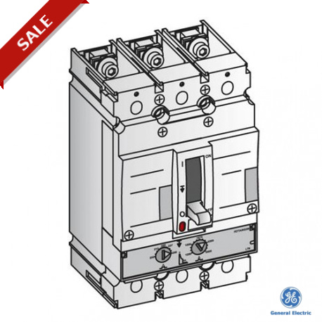 FEV36TA250KF 431061 GENERAL ELECTRIC FEV 250 Breaker Icu 36 kA/415VAC Ue 690VAC 3P 3trips 250A LTM