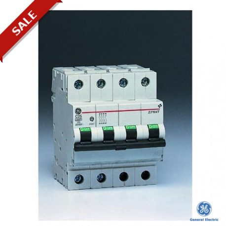 EP104TB20 691401 GENERAL ELECTRIC Miniature circuit breaker EP100T 4P 20A B GE