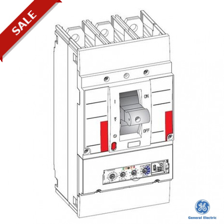 FGL47DA400LF 438442 GENERAL ELECTRIC FGL 400 Breaker Icu 150 кА / 415VAC Ue 690VAC 4P 400A PremEon