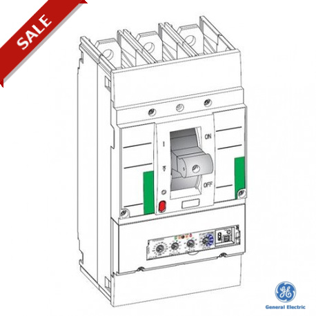 FGH37DD400LF 438449 GENERAL ELECTRIC FGH 400 Breaker Icu 80 kA / 415VAC Ue 690 V ca 3P 400A PremEon GF