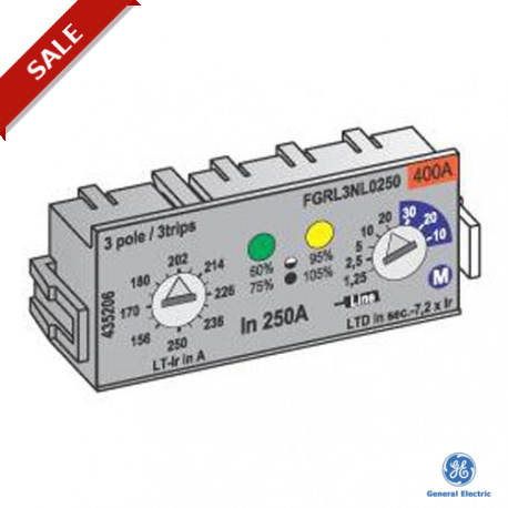 FGRL43NN0630 -7 434622 GENERAL ELECTRIC FG630-RatingPlug 4P 3trips SMR2 Line only 630A 630A sensor