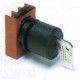 P9XSCZ5H95 185463 GENERAL ELECTRIC Selector switches with key 95, 3 positions, From right, I-0, Z-B, Round p..