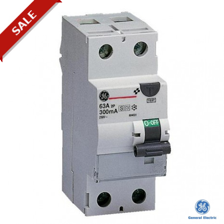 FPSi2100/300 604354 GENERAL ELECTRIC Residual current circuit breaker FP Si 2P 100 A 300 mA