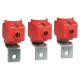 730627 GENERAL ELECTRIC Set of 3 mantle terminals Cu or Al 185mm² with cover for Dilos 3 and Fulos 00
