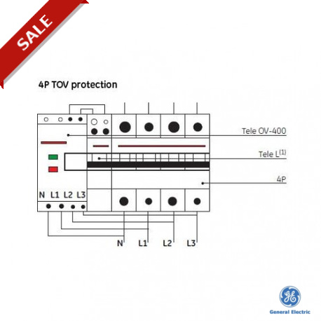 TELEOV-4004P32A 660968 GENERAL ELECTRIC TELE OV 400 V+Bob. Disp.+EPC64C32