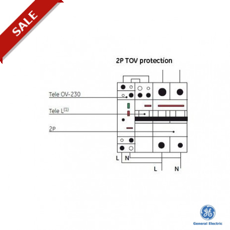 TELEOV-2302P50A 660964 GENERAL ELECTRIC TELE OV 230 V+Bob. Disp.+G62C50