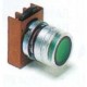 P9MPLAED 184515 GENERAL ELECTRIC botões de pressão iluminados, Standard / momentânea, cap recesso, lente dif..