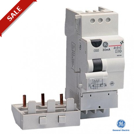 DOC332/030 607620 GENERAL ELECTRIC DIFF-O-CLICK dispositivi differenziali Serie AC 3P 2M 32A 30mA