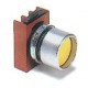 P9MPNVG 184002 GENERAL ELECTRIC Push-buttons, Standard/momentary, Round satin chrome, Flush Cap, Green