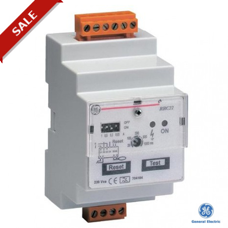 RC3 220 872158 GENERAL ELECTRIC Earth leakage relay with connection RRC3 220 Vca