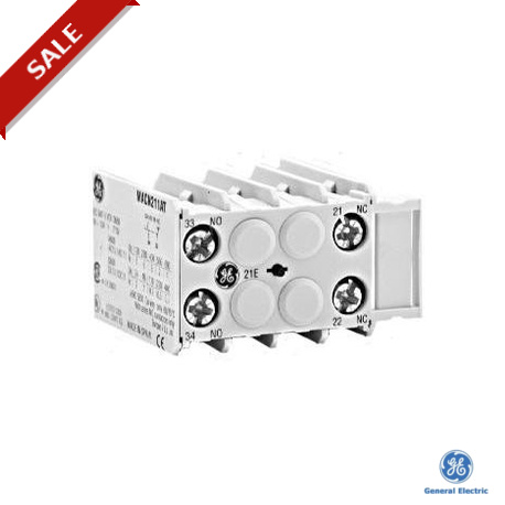 MACN202AT 100998 GENERAL ELECTRIC INSTANT. AUX. CONTACT BLOCK, FRONT, SCREW, 2NC, 12E, 02 (GE)