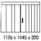 843157 GENERAL ELECTRIC EH3 / AP 23 комплект форма шкаф с анти летучей проводки поверхности 1125x1445x320