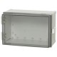  834021 GENERAL ELECTRIC MultiCab MC54 500x400x200, Polycarbonate, transparent cover, Latch locking on short..