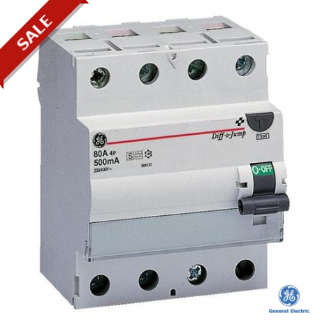FPS440/500 604123 GENERAL ELECTRIC Interruptor diferencial 4P 40A 500mA clase S