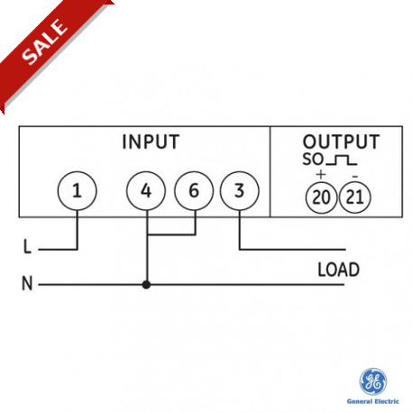 MT+D1i632MMID 665251 GENERAL ELECTRIC Digital monofase kWh 2 Mod MT + D1i 63 2M MID